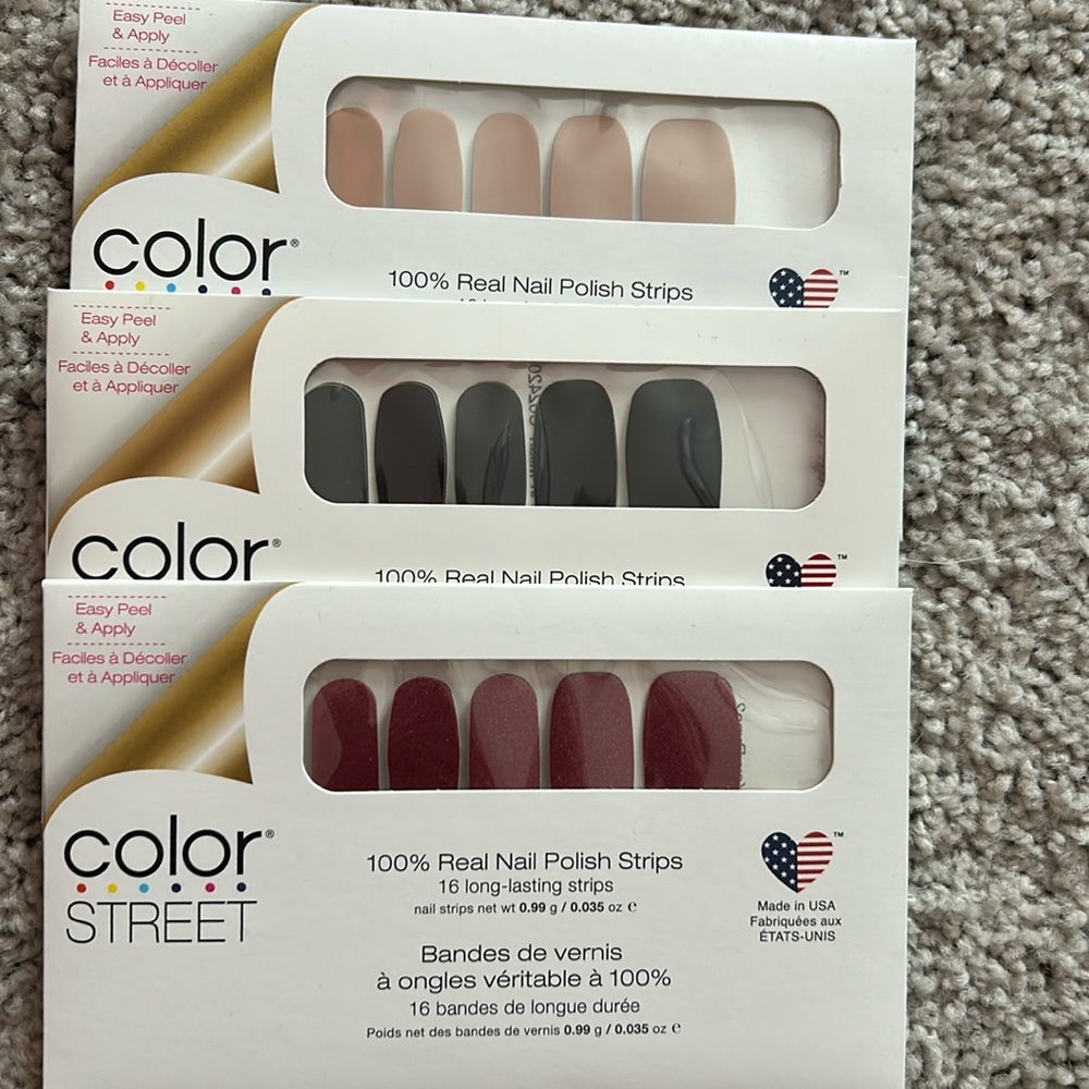 Unopened color street